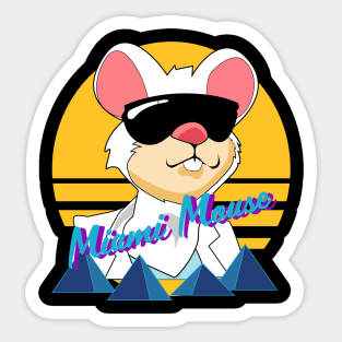 Miami Mouse Sticker